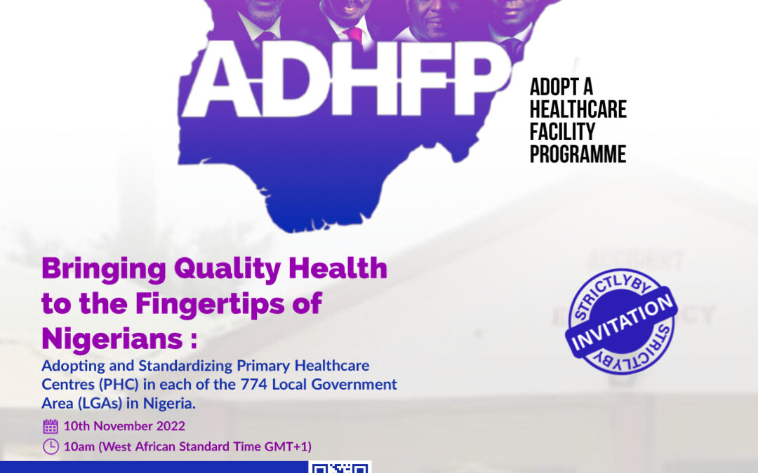 Adopt A Healthcare Facility Programme Launch Event