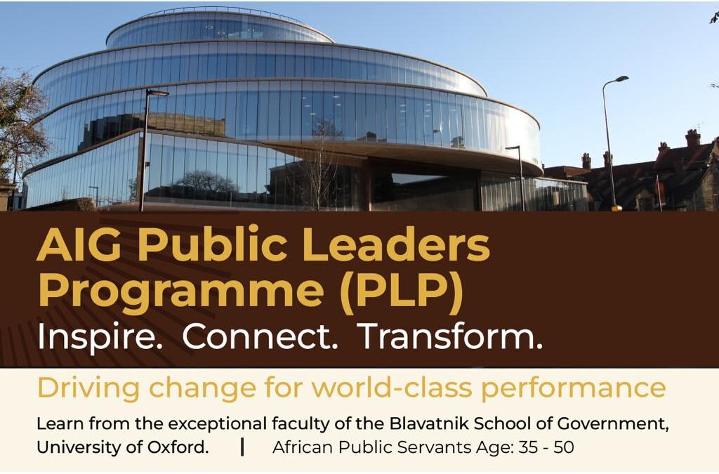 Apply for the AIG Public Leaders Programme (PLP)